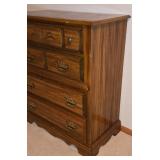 LL-BR3 - Vintage Wooden Chest of Drawers with Brass Pulls