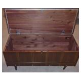 LL-BR3 - Mid-Century Cedar Lined Storage Chest on Legs
