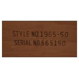 LL-BR3 - Mid-Century Cedar Lined Storage Chest on Legs