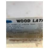 Wood spindle tenonizer. Commercial tenon cutting machinery for log furniture, timber framing, and handrail construction
