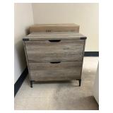 NEW - Walker Edison Modern Industrial 2-Drawer File Cabinet - MSRP $300