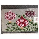 Hand Hooked Accent Rug 22"x38"