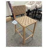 Safavieh - Jeremiah Woven Leather Counter Stool - MSRP $285