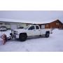2015 Chevy 2500 HD 4 x 4 Extended Cab Pickup With 8' Hiniker Snow Plow