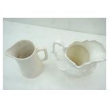 Vintage/Antique Ironstone & Ceramic Pitchers