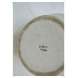 Enamel Pot Utensil Holder and Tray. Farmhouse Themed.