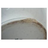 Enamel Pot Utensil Holder and Tray. Farmhouse Themed.