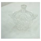 Collection of Vintage Crystal Bowls, Cups, Dessert Plates and more