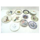 Collection of Vintage China Plates: Norman Rockwell and more