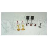 Vintage & Modern Stemmed Glassware