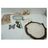 Vintage Vanity Mirror and Other Decor