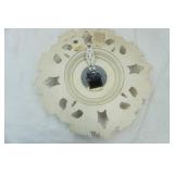 Vintage Syroco Seven Jewels Ornate Wall Clock. 1960s