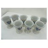 Pfaltzgraff Yorktowne Stoneware Dinnerware Set & Salmon Falls Pottery Oil Lamp (Salt Glazed)