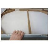 Textured Canvas Wave Print. 30"x20"