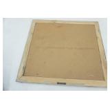 Framed Textile Art. "old Friends are the best Friends"