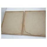 1940s Framed Lithograph Artworks. 10.25"x12.75"