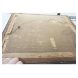 Vintage Framed Print. "End of Day