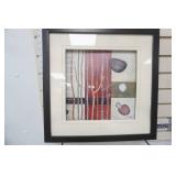 Pair of Framed Art Prints. "Sticks and Stones VIII" & "Sticks and Stones V" by Glenys Porter