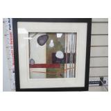 Pair of Framed Art Prints. "Sticks and Stones VIII" & "Sticks and Stones V" by Glenys Porter