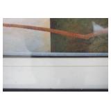 Pair of Framed Art Prints. "Sticks and Stones VIII" & "Sticks and Stones V" by Glenys Porter