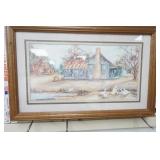 Framed Print by Ava Freeman "Feeding Time"