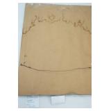 Vintage Framed Crewel Embroidery Floral Design.