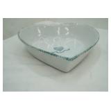 Heart Shaped Ceramic Bowl 9.5"