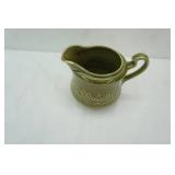 Vintage Canonsburg Pottery Co. Regency Ironstone Pitcher in olive green