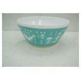 Vintage Charm Inspired by Pyrex Mixing Bowl. 8.5" diameter by 4.25" tall