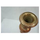 Vintage Brass Engraved Vase. 20" tall