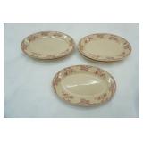 Vintage Inca Ware small oval plates 7"x 5"