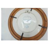 Vintage Hummel Wall Plates & Vintage Needle Point Rooster and Hen