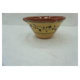 Hand-Painted AS Portugal Terra Cotta Bowl 8.5" diameter by 4.5" tall