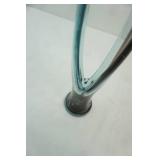 Vintage Hand-Blown Art Glass Vase 17" tall