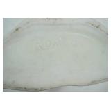 Vintage Mid Century Modern Glamour Girl Head Vase; Vintage Ceramic French Bulldog Figurine