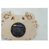 Vintage Pink Fairytale Carriage Clock Figurine