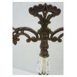 Vintage Brass and Crystal Scales of Justice Display Piece