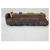 Vintage Tin Toy Train Locomotive. "New Silver Mountain 4230" Model. 1969