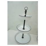 Decorative 3 Tier Metal Tray. Hobby Lobby. NWT