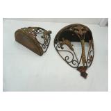 Decorative Metal Ornate Wall Shelves