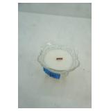 Vintage Crystal Dish Candle: Lilac