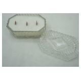 Vintage Crystal Trinket Box Candle: Refresh