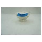 Vintage Crystal Compote Dish Candle: Orange Peel and Honey