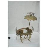 Vintage Metal Cafe Music Box Art Decor