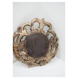 Set of Brass/Gold Toned Resin Wall Mirrors. Ornate. (ITART