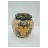 Large Glazed Terracotta Pot. 12" tall, 6" opening, 36" all around
