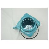 Ceramic Turquoise Fish Lantern Candle Holder
