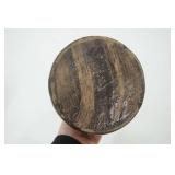 Antique Black-Glazed Stoneware Jug. 8" tall