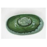 Vintage S.G.I. USA Green Drip Glaze Planter. 8.5"x5"x3.25"