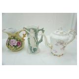 Antique Pitchers and Teapot, Soup Tureen